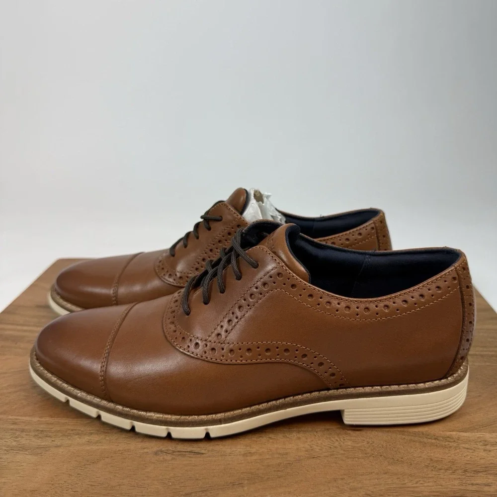 New Mens Cole Haan FlexGrand Plus Cap Toe Oxfords Sneakers Dress Shoes Sz 8 M‎